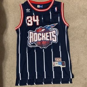 Hakeem Olajuwon hardwood classics jersey 100% authentic